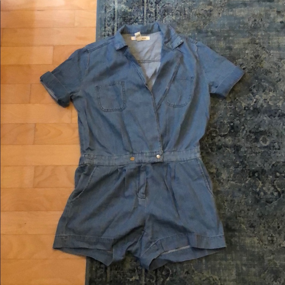 Denim Romper Hardly ever worn